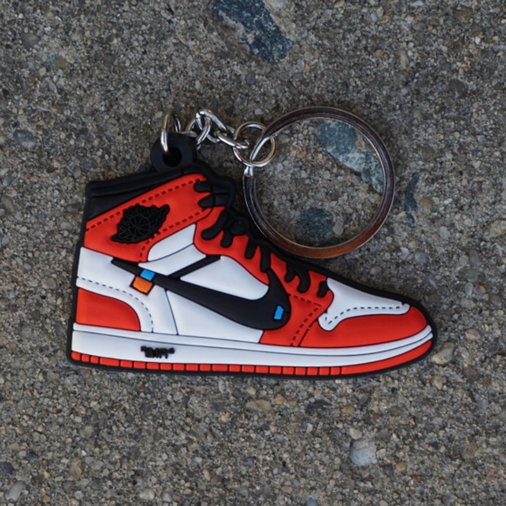 Nike Air Jordan Retro 1 OG Off-White Keychain